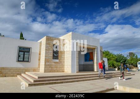 Eingang, Ausgrabungsstaette, Archaeologischer Park, Paphos, Zypern Stockfoto