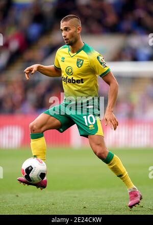 Aktenfoto vom 28-09-2019 von Norwich City's Moritz Leitner. Stockfoto