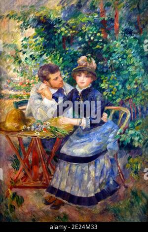 Im Garten, Pierre-Auguste Renoir, 1885, Staatliche Eremitage, Sankt Petersburg, Russland Stockfoto