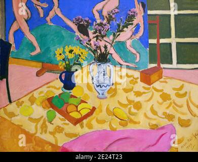 Stillleben mit dem Tanz, Henri Matisse, 1909, Staatliche Eremitage, Sankt Petersburg, Russland Stockfoto