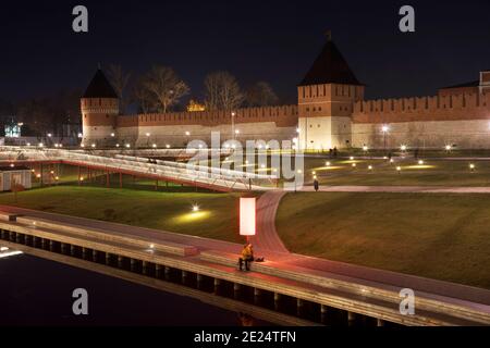 Kasan Kai des Flusses Upa und Kreml in Tula. Russland Stockfoto