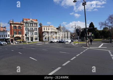Herrliche Aussicht auf die Stadt Bendigo in Victoria, Australien Stockfoto