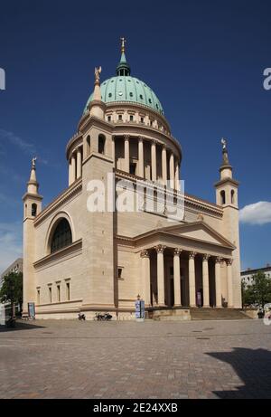 Nikolaikirche am Alten Markt in Potsdam. Land Brandenburg. Deutschland Stockfoto