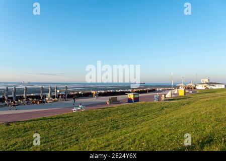 Strand im Stadtteil Doese, Cuxhaven, Niedersachsen, Deutschland, Europa Stockfoto