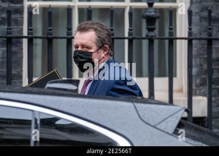 London, Großbritannien. Januar 2021. Mark Spenser, Chief Whip, kommt bei einer Kabinettssitzung in der Downing Street 10 London an. Kredit: Ian Davidson/Alamy Live Nachrichten Stockfoto