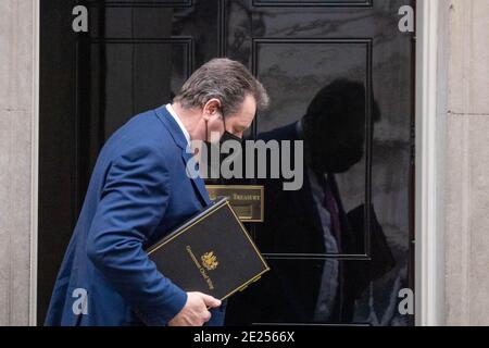 London, Großbritannien. Januar 2021. Mark Spenser, Chief Whip, kommt bei einer Kabinettssitzung in der Downing Street 10 London an. Kredit: Ian Davidson/Alamy Live Nachrichten Stockfoto