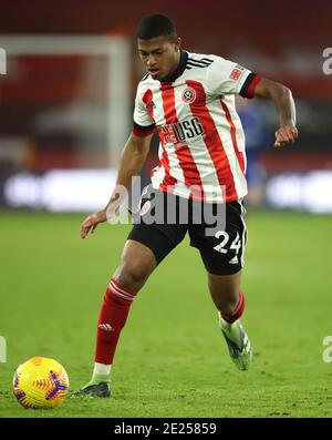 Rhian Brewster von Sheffield United während des Premier League-Spiels in der Bramall Lane in Sheffield. Stockfoto