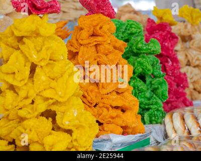 Osch-Bazaar, Süßigkeiten. Die Hauptstadt Bischkek . Asien, Zentralasien, Kirgisistan Stockfoto