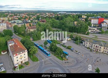 VÄNERSBORG, SCHWEDEN - 26. JUNI 2019: Vänersborg ist ein Stadtgebiet in Västergötland und die zentrale Stadt in Vänersborg Gemeinde. Stockfoto