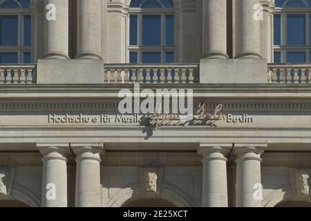 Hochschule für Musik, Hanns Eisler, Schloßplatz, Mitte, Berlin, Deutschland Stockfoto