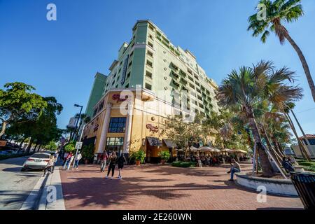 Das Cheesecake Factory Restaurant Downtown Fort Lauderdale FL Stockfoto