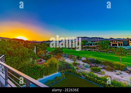 September 2018 - 82 Meadowhawk Lane, Las Vegas, NV, USA Stockfoto