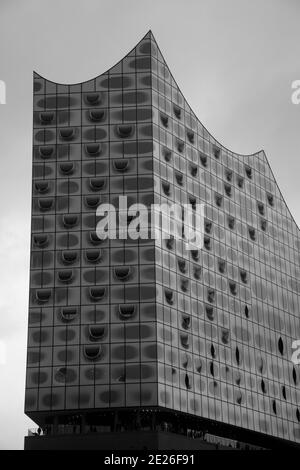 Die Hamburger Elphilharmonie, Kulturdenkmal und Stadtfahrzeichen Stockfoto