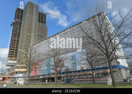 Baustelle Immobilie Überlin, Steglitzer Kreisel, Schloßstraße, Steglitz, Berlin, Deutschland Stockfoto