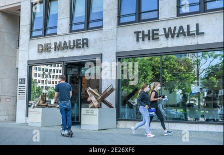 Ausstellung 'die Mauer - The Wall', Leipziger Platz, Mitte, Berlin, Deutschland Stockfoto