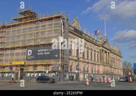 Gerüst, Baustelle, Deutsches Historisches Museum, Unter den Linden, Mitte, Berlin, Deutschland Stockfoto