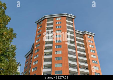 Hochhaus, Steglitzer Damm, Steglitz, Steglitz-Zehlendorf, Berlin, Deutschland Stockfoto