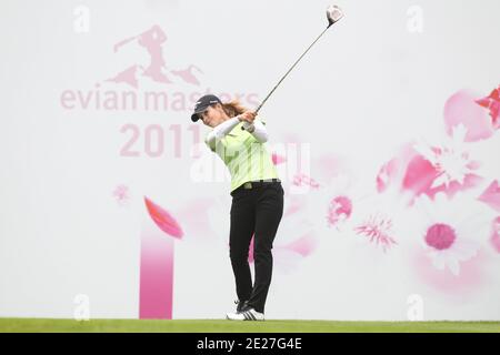 Beatriz Recari von Spanien in Aktion während der ersten Runde der Evian Masters, in Evian-les-Bains, Französisch Alpen, Frankreich am 21. Juli 2011. Foto von Manuel Blondau/ABACAPRESS.COM Stockfoto