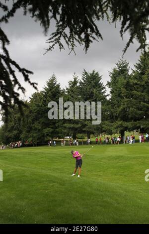 Suzan Pettersen von Norwegen in Aktion während der zweiten Runde der Evian Masters, in Evian-les-Bains, Französische Alpen, Frankreich am 22. Juli 2011. Foto von Manuel Blondau/ABACAPRESS.COM Stockfoto