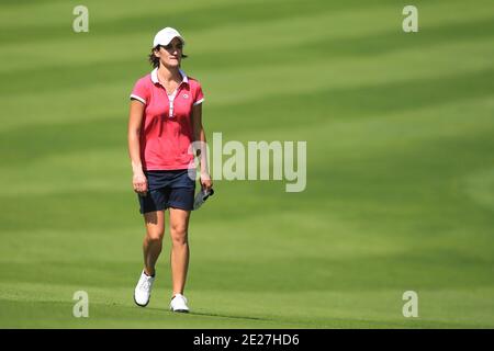 Anne-Lise caudal von Frankreich in Aktion während der dritten Runde der Evian Masters, in Evian-les-Bains, Französisch Alpen, Frankreich am 23. Juli 2011. Foto von Manuel Blondau/ABACAPRESS.COM Stockfoto