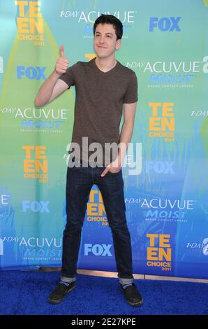 Christopher Mintz-Plasse nimmt an den Teen Choice Awards 2011 Teil, die am 07. August 2011 im Gibson Amphitheatre in Universal City, Los Angeles, CA, USA, verliehen wurden. Foto von Graylock/ABACAPRESS.COM Stockfoto