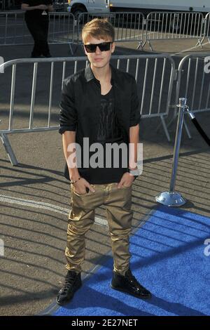 Justin Bieber bei der Ankunft für 2011 'Do Something Awards' im Hollywood Palladium in Hollywood, Los Angeles, CA, USA, am 14. August 2011. Foto von Tony DiMaio/ABACAPRESS.COM Stockfoto