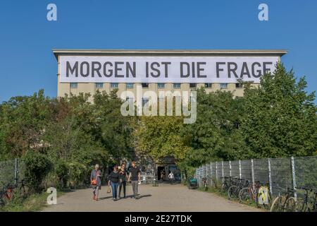 Berghain, Am Wriezener Bahnhof, Friedrichshain, Berlin, Deutschland Stockfoto