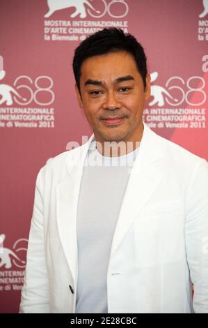 Lau Ching Wan bei einem Fotocall für den Film 'Duo Mingjin' ('Dreut Ming Gam') ('Leben ohne Prinzip') während des 68. Internationalen Filmfestivals 'Mostra' in Venedig am 9. September 2011 im Palazzo del Casino in Venedig, Italien. Foto von Nicolas Genin/ABACAPRESS.COM Stockfoto