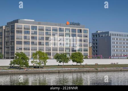 Zalando, Mühlenstraße, Friedrichshain, Berlin, Deutschland Stockfoto