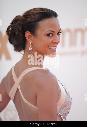 Eva LaRue nimmt an den 63. Jährlichen Primetime Emmy Awards im Nokia Theater L.A. Teil Live in Los Angeles, CA, USA am 18. September 2011. Foto von Lionel Hahn/ABACAPRESS.COM Stockfoto