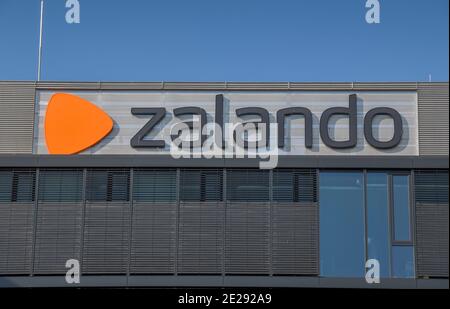 Zalando, Mühlenstraße, Friedrichshain, Berlin, Deutschland Stockfoto