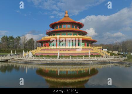 Chinesisches Restaurant Himmelspagode, Birkenwerder, Landkreis Oberhavel, Brandenburg, Deutschland Stockfoto