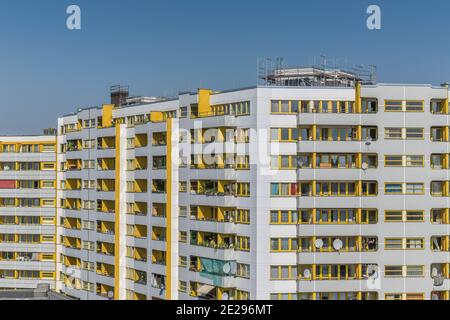 Kreuzberger Zentrum, Kottbusser Tor, Kreuzberg, Berlin, Deutschland Stockfoto