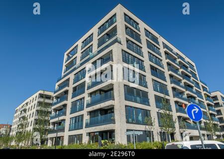 Neubauten, Maximilians Quartier, Helene-Jacobs-Straße, Schmargendorf, Wilmersdorf, Berlin, Deutschland Stockfoto