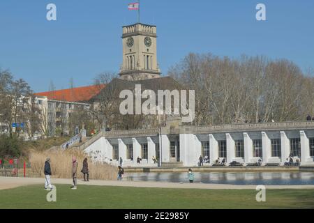 Rathaus Schöneberg, Rudolph-Wilde-Park, Schöneberg, Berlin, Deutschland Stockfoto