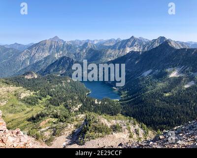 Blick Auf Den Kootenay Lake Stockfoto