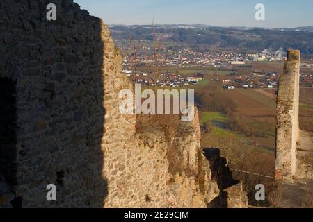 Burgruine Schaunberg in der Gemeinde Hartkirchen in Oberösterreich Österreich Stockfoto