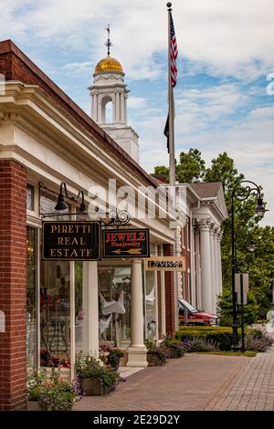 The Lenox, Massachusetts Town Hall Stockfoto