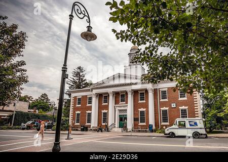 The Lenox, Massachusetts Town Hall Stockfoto