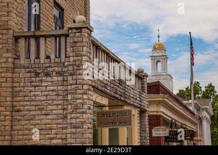 The Lenox, Massachusetts Town Hall Stockfoto