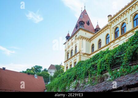 Teil von Sighisoara, mittelalterliche Stadt in der Mitte von Siebenbürgen Stockfoto