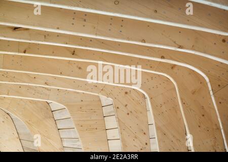 Holzhaus Architektur Detail aufgenommen Stockfoto