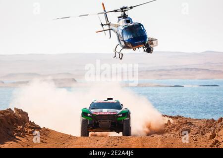 316 Seaidan Yasir (sau), Kuzmich Alexey (rus), Century, SRT Racing, Auto, Action während der 9. Etappe der Dakar 2021 zwischen Neom und Neom, in Saudi-Arabien am 12. Januar 2021 - Foto Florent Gooden / DPPI / LiveMedia Stockfoto