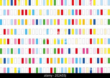 Muster mit farbigen Quadraten Stockfoto