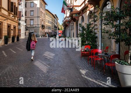 Gesamtansicht von Grosseto, Toskana, Europa, Italien Stockfoto