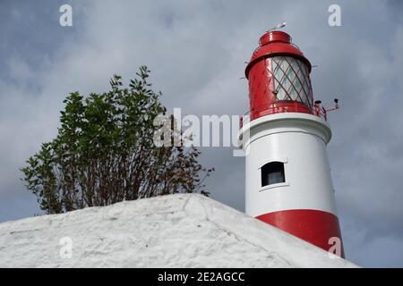 Souter Lighthouse, ein National Trust-Grundstück in South Shields, Großbritannien Stockfoto