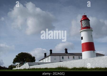 Souter Lighthouse, ein National Trust-Grundstück in South Shields, Großbritannien Stockfoto