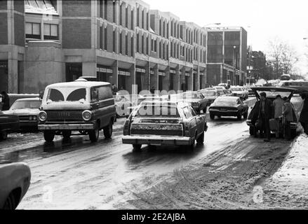 Straßenszene. Philadelphia, USA, 1976 Stockfoto