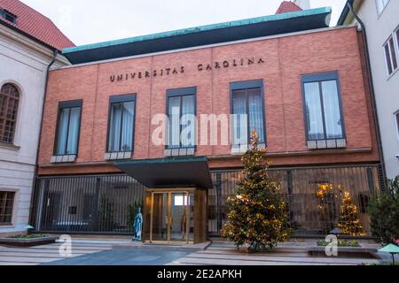 Universitas Carolina, Charles Universtiy, Karolinum, Ovocny trh, Prag, Tschechische Republik Stockfoto