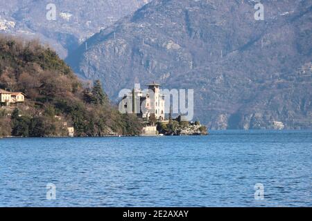 Villa Gaeta, Comer See, Italien Stockfoto